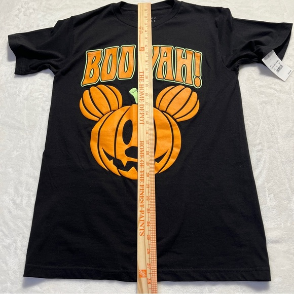 DISNEY Mens Mickey Mouse Boo Yah! Halloween Tshirt Black Small - Picture 5 of 5